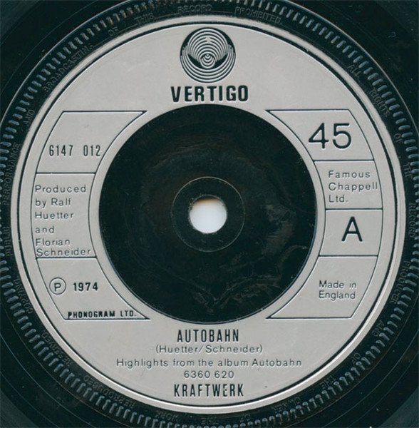Kraftwerk - Autobahn (7", Single)
