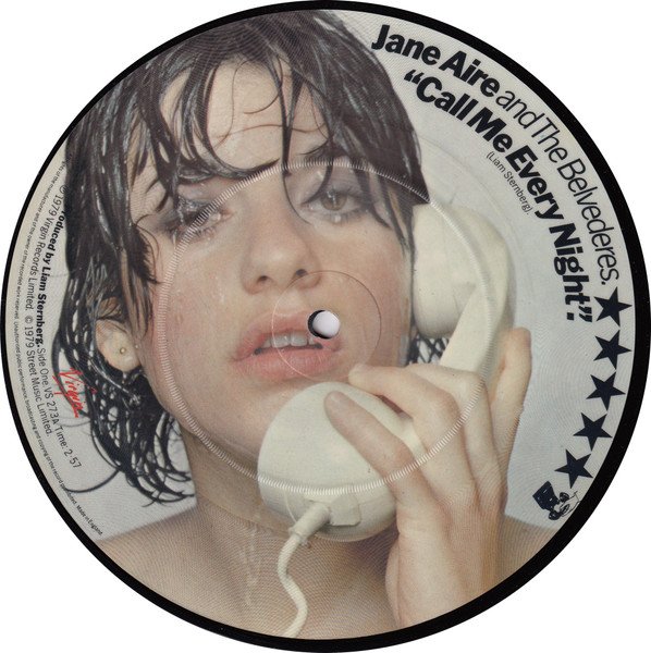 Jane Aire And The Belvederes - Call Me Every Night (7", Single, Pic)