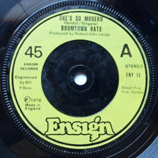 The Boomtown Rats - She's So Modern (7", Single, Com)