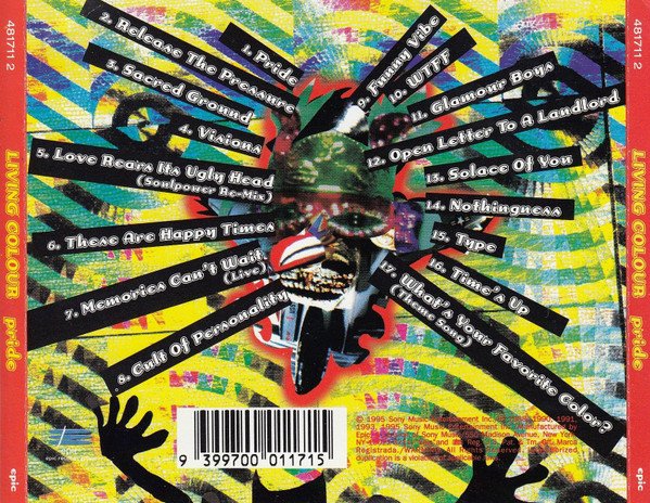 Living Colour - Pride (2xCD, Comp, Ltd) - Image 2