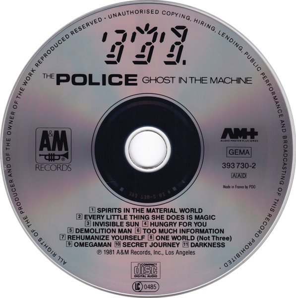 The Police - Ghost In The Machine (CD, Album, RE, PDO) - Image 3
