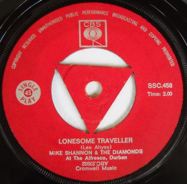 Mike Shannon & The Diamonds - Heart Of My Heart / Lonesome Traveller (7", Single) - Image 2