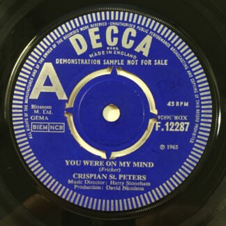 Crispian St. Peters - You Were On My Mind / What I'm Gonna Be (7", Single, Promo)