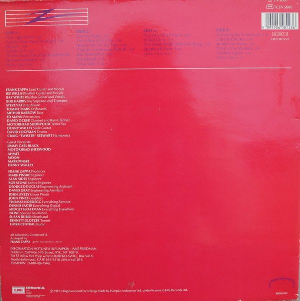 Frank Zappa - You Are What You Is (2xLP, Album, RM) - Image 3