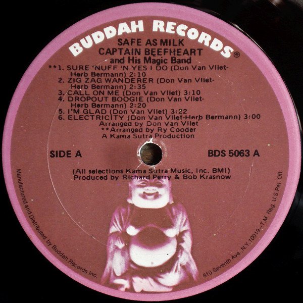 Captain Beefheart And His Magic Band* - Safe As Milk (LP, Album, RE, Bro) - Image 3