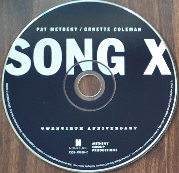 Pat Metheny / Ornette Coleman - Song X: Twentieth Anniversary (CD, Album, RM) - Image 3