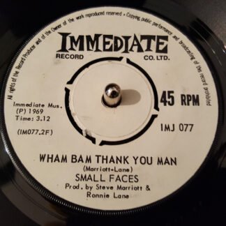 Small Faces - Afterglow Of Your Love / Wham Bam Thank You Man (7", Mono, Pus)