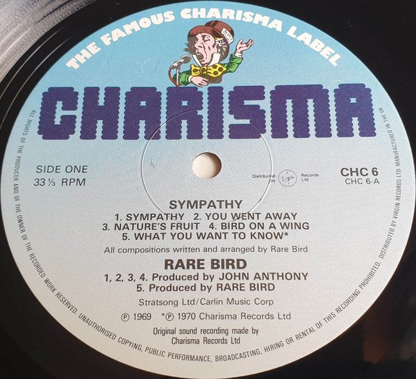 Rare Bird - Sympathy (LP, Comp, RE, Vir) - Image 3