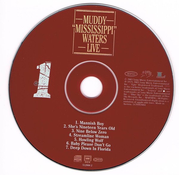 Muddy "Mississippi" Waters* - Live (2xCD, Album, RM) - Image 3