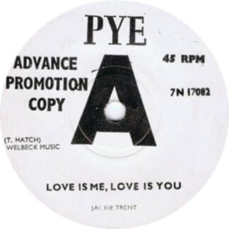 Jackie Trent - Love Is Me, Love Is You (7", Promo)